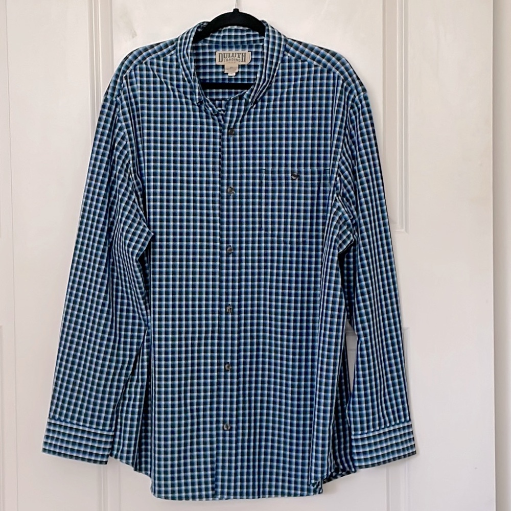 Duluth Trading Co. Plaid Shirt XL Classic